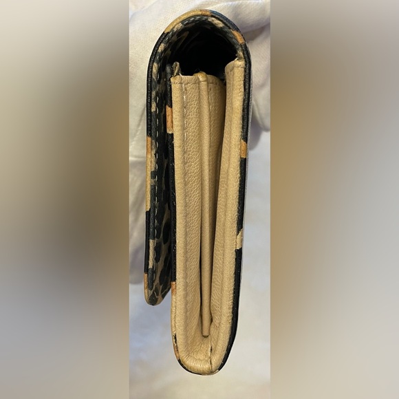 “See By Chloe” Authentic Vintage Leopard Print Long Wallet - Picture 2 of 16